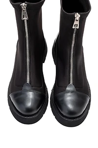 Prologue Shoes Women's Martos Stretch Front Zip Ankle Boot