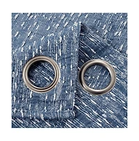 Rt Designers Collection 38" x 84" Polyester Roman Jacquard Premium Grommet Panel Pair