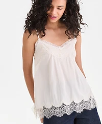 I.n.c. International Concepts Women's Lace Trim Camisole