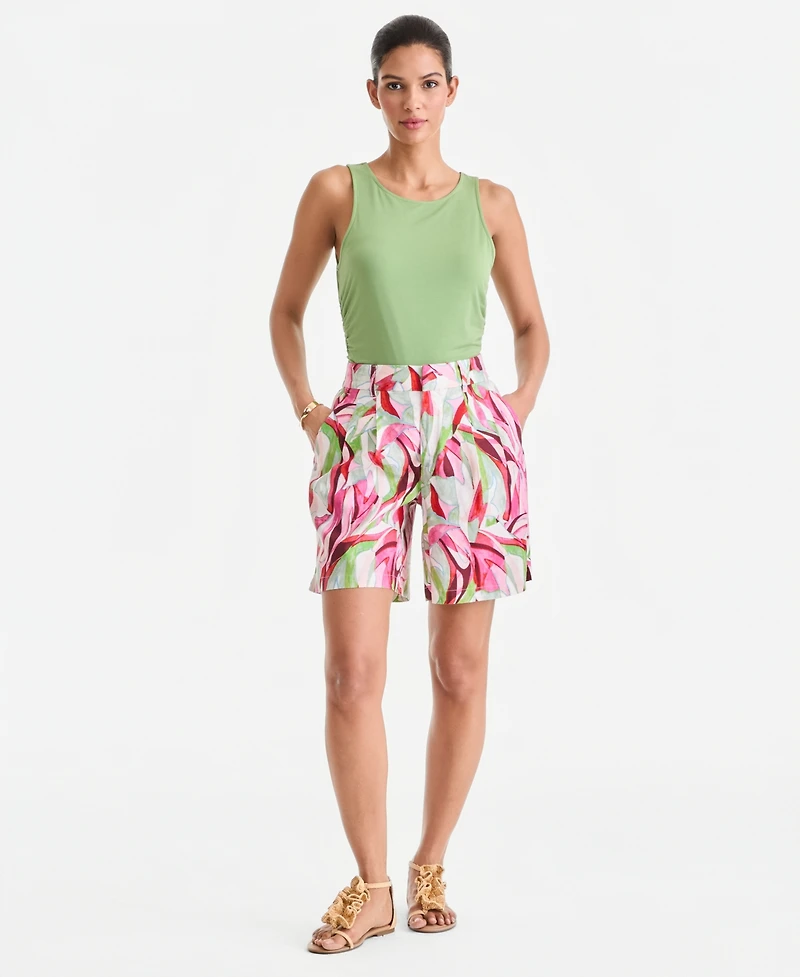 I.n.c. International Concepts Women's High-Rise Bermuda Shorts, Exclusively at Macy's