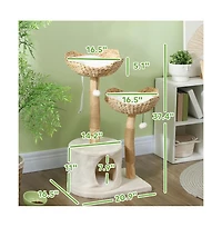 Zeus & Ruta Cat Tree Cat Tree with Scratching Post