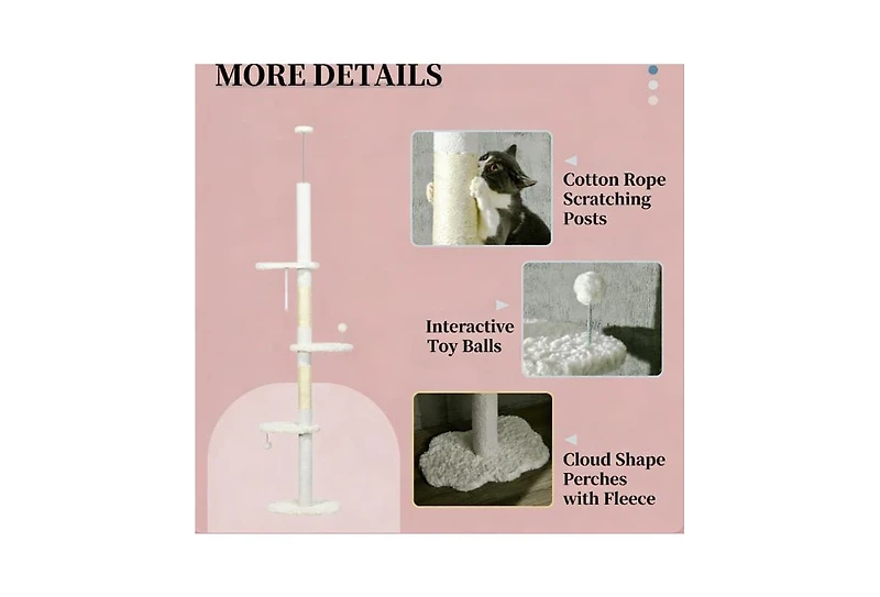 Zeus & Ruta Floor to Ceiling Cat Tree