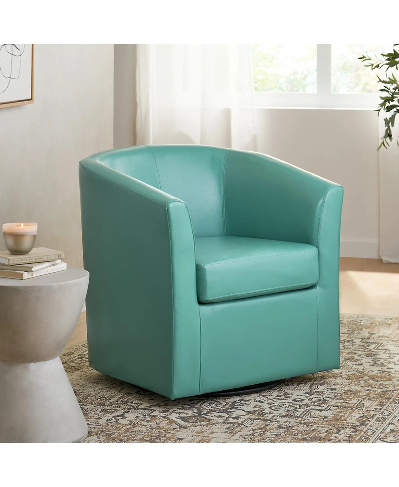 Streamdale Furniture Corley Club Chair: Swivel Barrel Chair