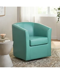 Streamdale Furniture Corley Club Chair: Swivel Barrel Chair
