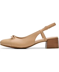 Clarks Women's Iridessa Sling Block Heel Dress Pumps