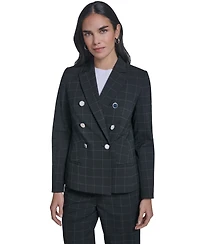 Calvin Klein Petite Double-Breasted Blazer