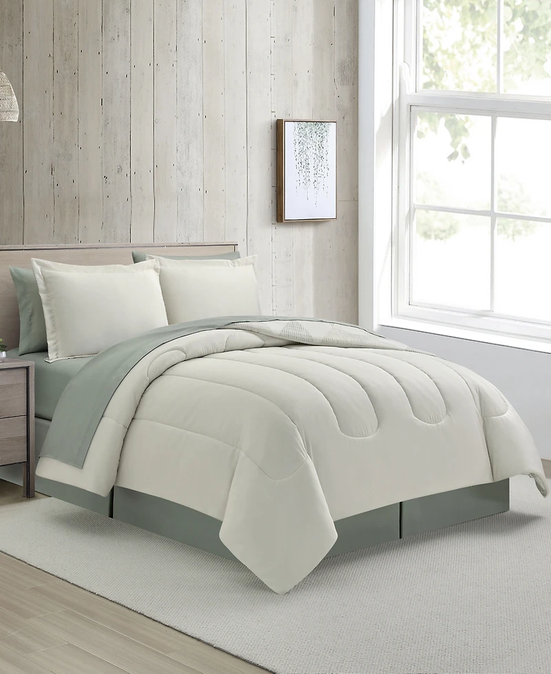 Macy's Hudson Geometric 8-Pc. Comforter Sets