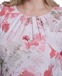 Calvin Klein Plus Knit Short-Sleeve Crew Neck Top