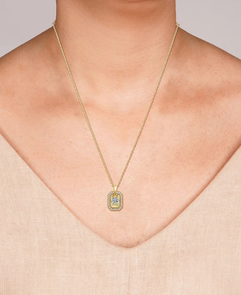 And Now This Cubic Zirconia Necklace