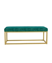 Streamdale Furniture Entryway Storage Bench with Steel Frame, Mid-Century Modern, 600 lb capacity