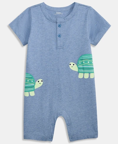 First Impressions Baby Boys' Turtle Play Cotton Sunsuit, Macy's Exclusive