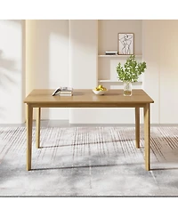 Streamdale Furniture Solid wood dining table and chair set (5-piece