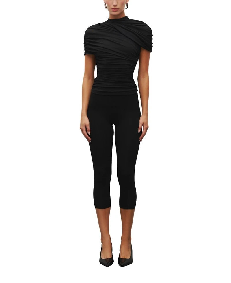 Heiress Beverly Hills Women's The Draped Shoulder Top