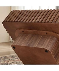 Streamdale Furniture Modern Handcraft Drum Coffee Table