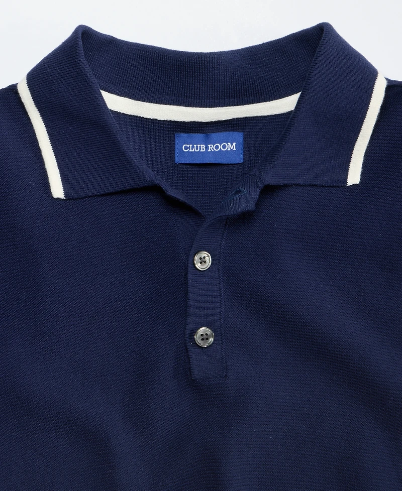 Club Room Men's Tipped Polo Shirt, Macy's Exclusive