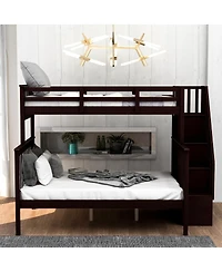 Streamdale Furniture Stairway Bunk Bed with Storage