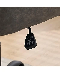 Streamdale Furniture Streamdale Office chair, Black Pu leather, adjustable height