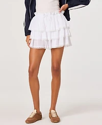 Astr the Label Women's Genever Tiered Mini Skirt