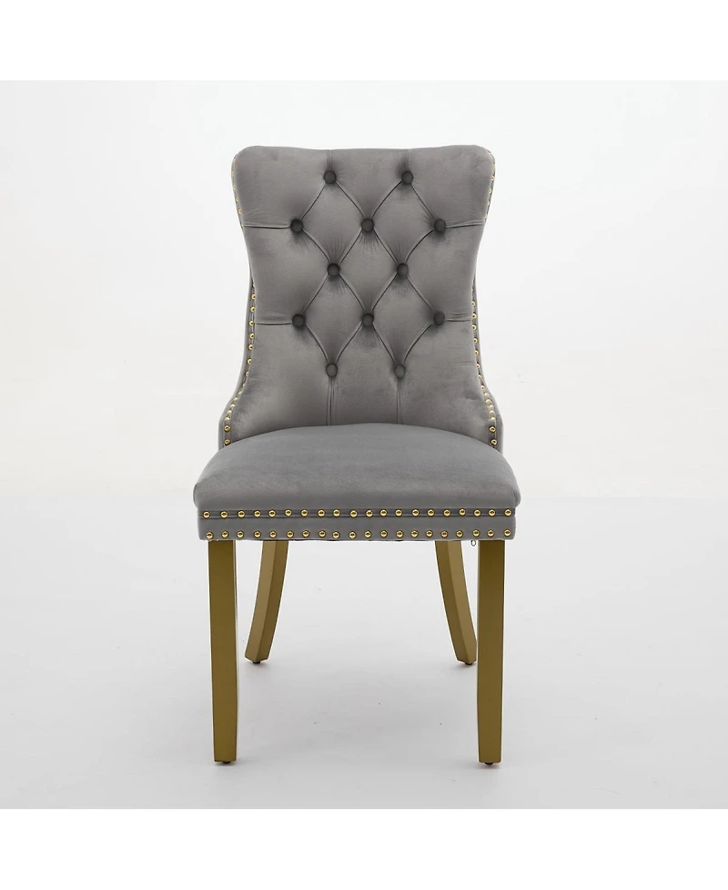 Streamdale Furniture Nikki Collection Modern Velvet Dining Chair