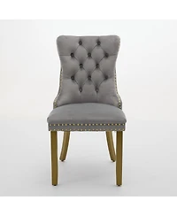 Streamdale Furniture Nikki Collection Modern Velvet Dining Chair