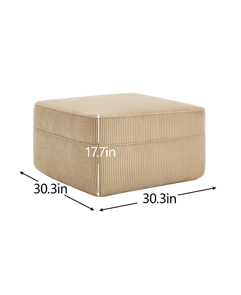 Streamdale Furniture Cloud Boneless Sofa: Plush Corduroy, Unmatched Comfort, Easy Setup