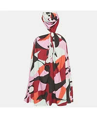 Pre-Owned Emilio Pucci Women's Multicolor Print Jersey High Neck Top