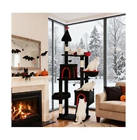 Zeus & Ruta 78" Cat Tree Cat Tower with Coffin Bed