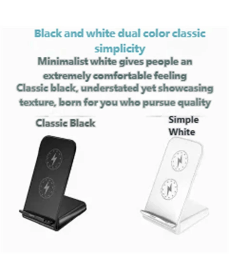 Risokeys 15W Fast Charging Dual-Coil Vertical Wireless Charger