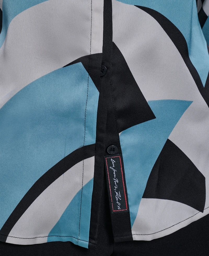 Karl Lagerfeld Paris Women's Collared Button-Down Top