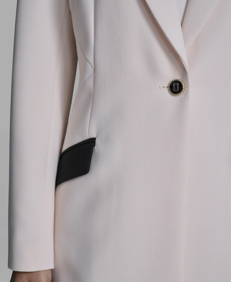 Karl Lagerfeld Paris Women's Notch Lapel Collar Jacket