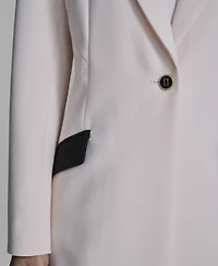 Karl Lagerfeld Paris Women's Notch Lapel Collar Jacket