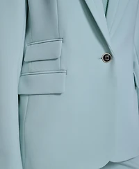Karl Lagerfeld Paris Women's Notch Lapel Collar One-Button Jacket