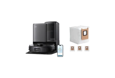 eufy E25 Omni Robot Vacuum Self-Cleaning All-in-One Station + Official Dust Bags