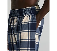 Perry Ellis Portfolio Men's Deluxe Touch Plaid Pattern Sleepwear Pants