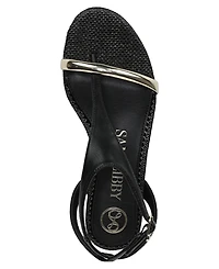 Sam and Libby Women's Hayden T Strap Flat Sandals
