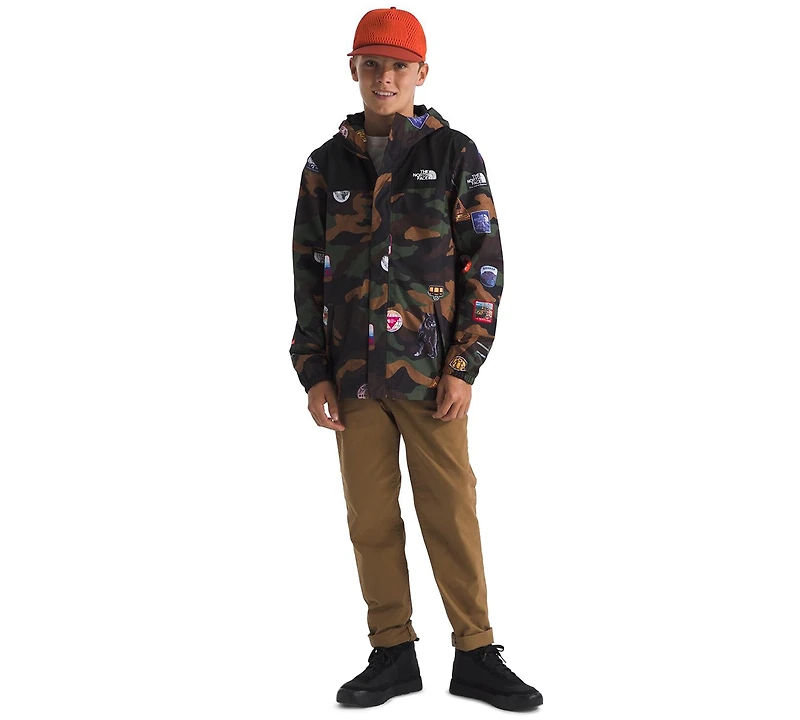 The North Face Boys' 7-20 Antora Printed Rain Jacket