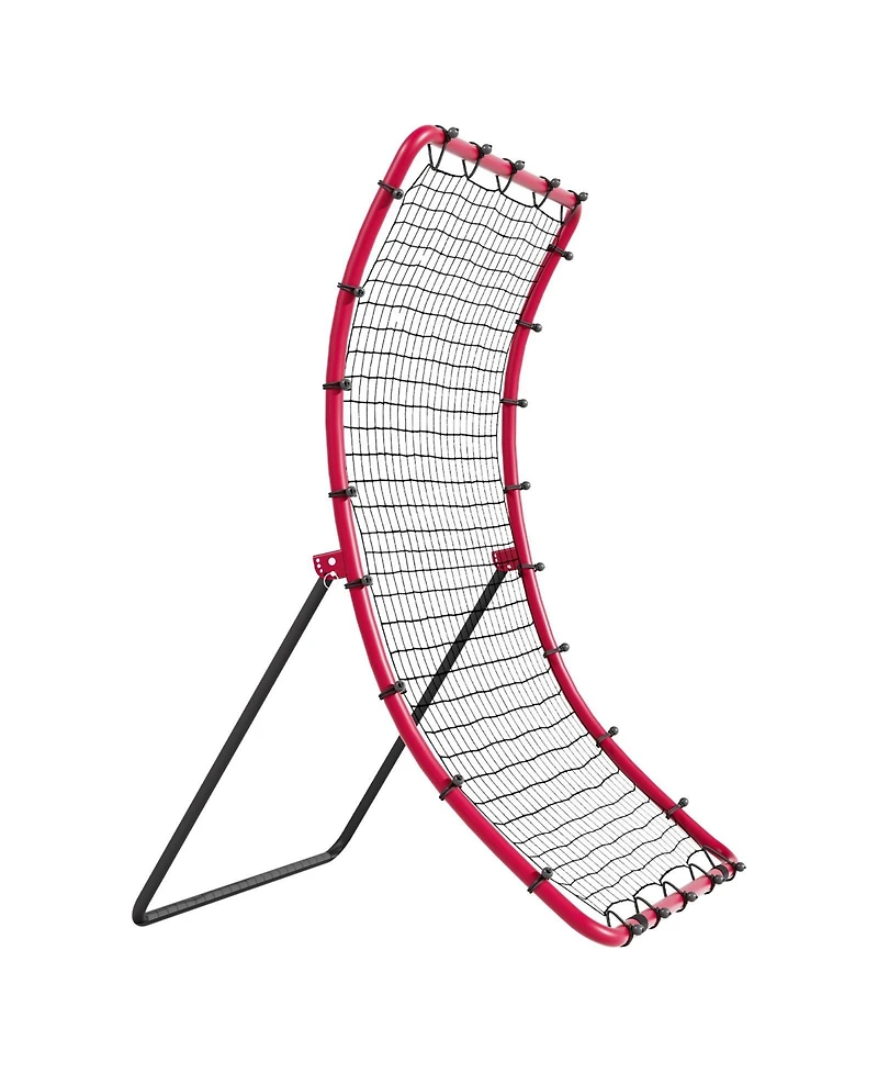 Mecale Baseball/Softball Rebounder Net, 4' x 5.5', Pitchback Trainer w/ Target, All-Angle Fielding Practice