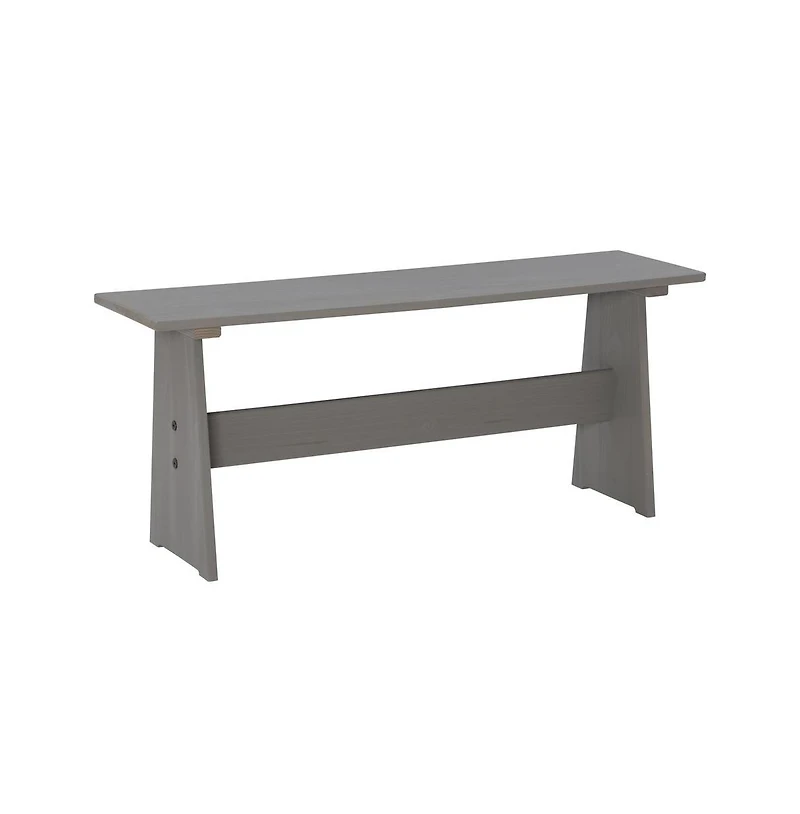 Linon Waldron Corner Nook Set Grey Kit