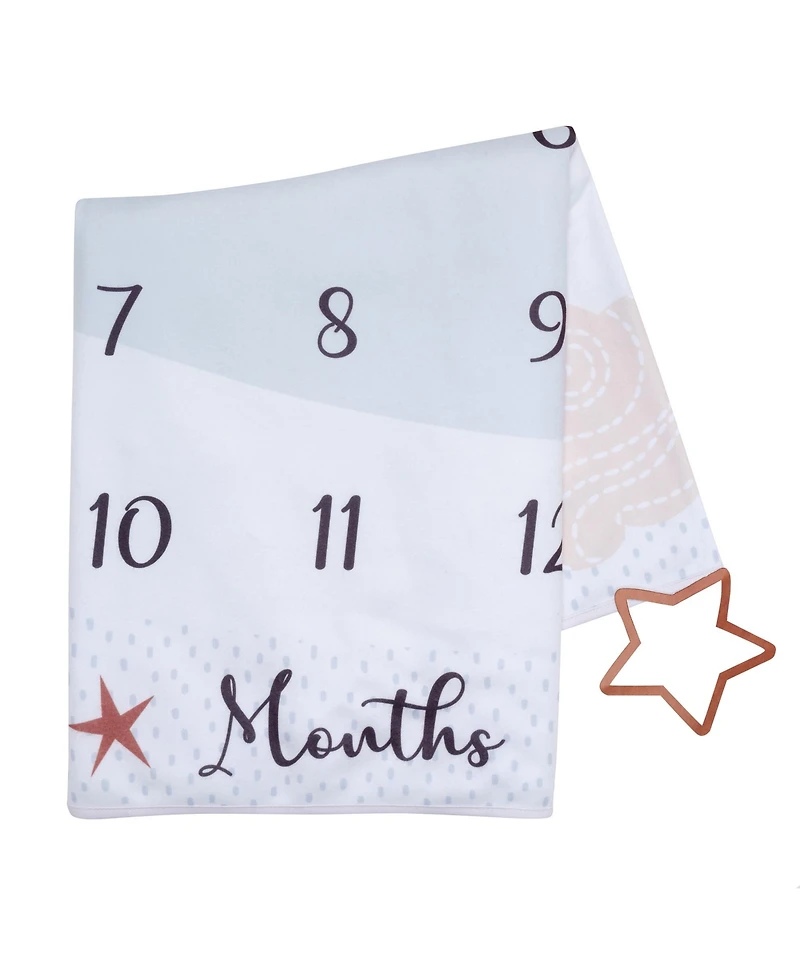 Lambs & Ivy Baby Goodnight Moon Milestone Photo Opportunity Soft Fleece Blanket