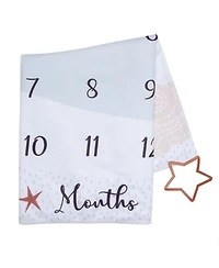 Lambs & Ivy Baby Goodnight Moon Milestone Photo Opportunity Soft Fleece Blanket