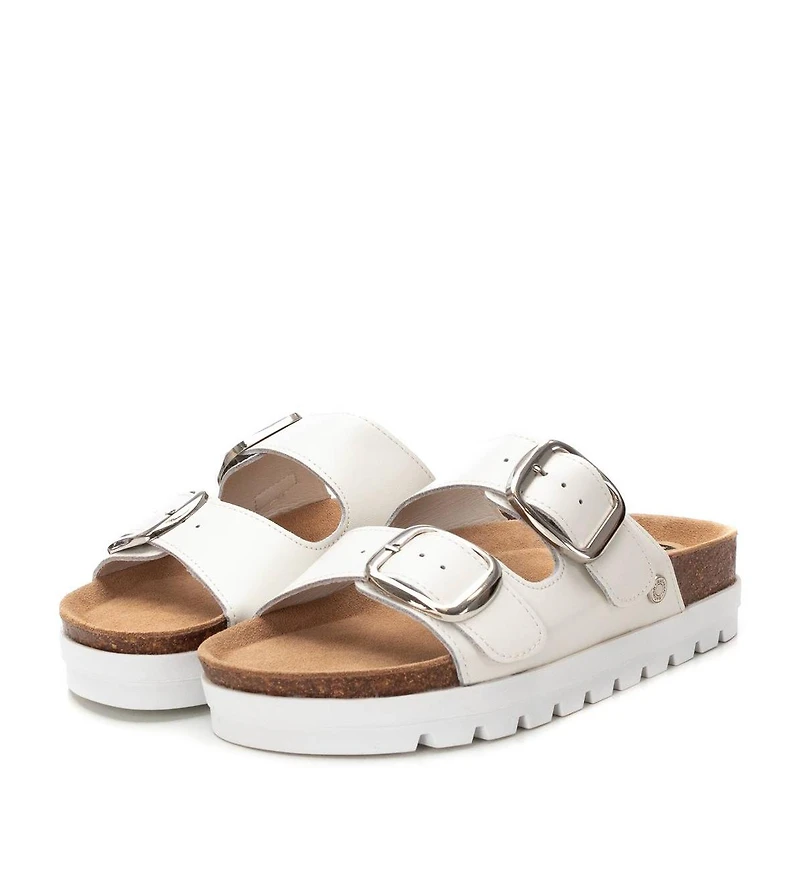 Women's Footbed Jute Wrapped Platform Sandals By Xti