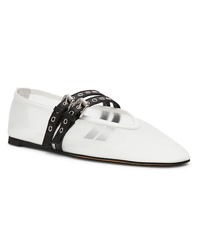 Steve Madden Women's Lydia Mary-Jane Ballet Flats