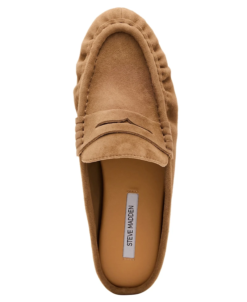 Steve Madden Women's Rafe Tailored Slip-On Loafer Mules