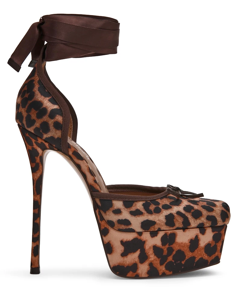 Steve Madden Women's Lace-Up High-Heel Ballet Platform Pumps
