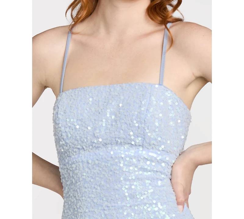 Morgan & Company Juniors' Empire Waist Evening Gown, Regular Plus