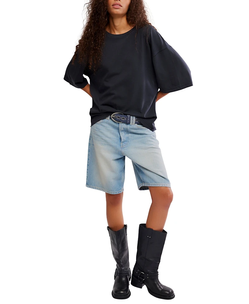 Free People Women's Perfect Oversized Crewneck T-Shirt