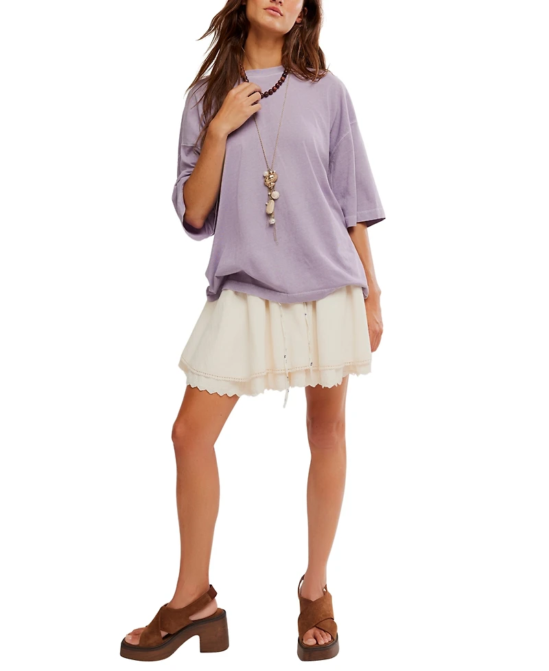 Free People Women's Perfect Oversized Crewneck T-Shirt