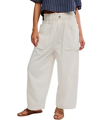 Free People Women's Costa Straight Cropped Pants