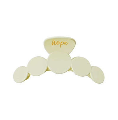 Headbands of Hope Women's Matte Dot Claw Clip - Cream