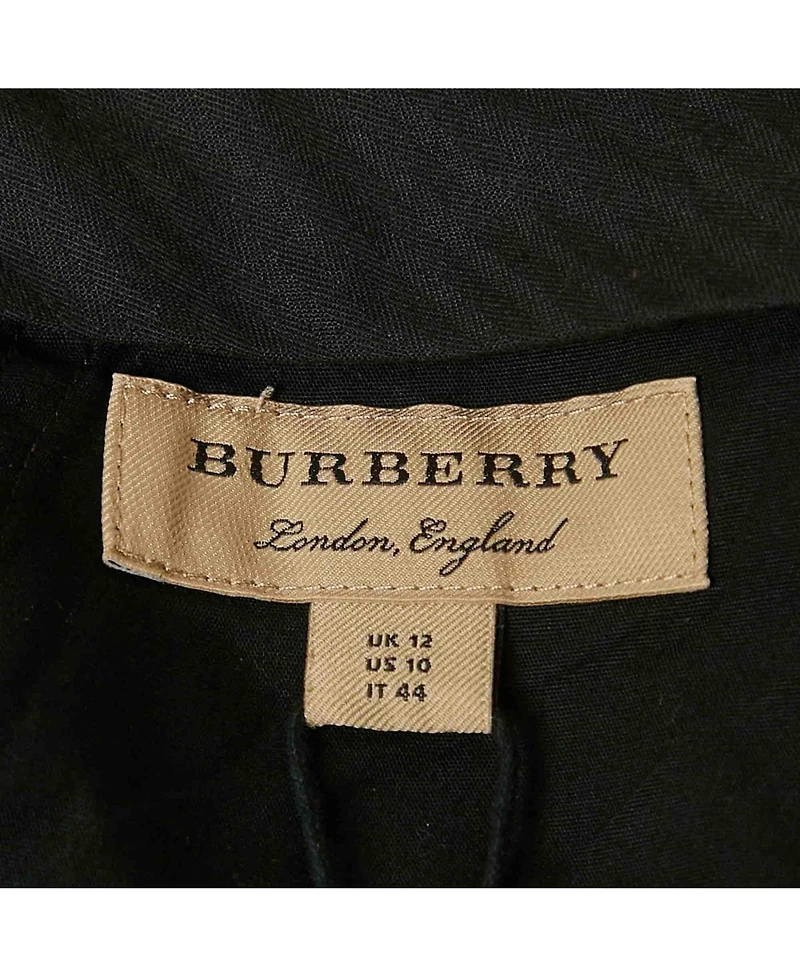 Pre-Owned Burberry Women's Bright Red Cotton Archive Print Pat Hanover Cigarette Pants